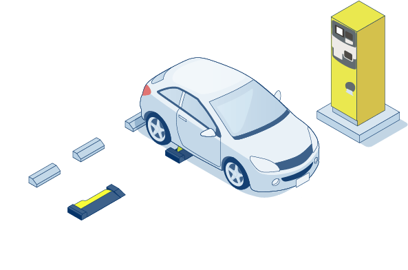 フラップ式/フラップレス駐車場