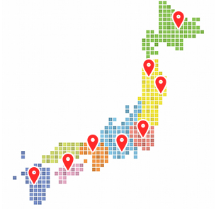 全国に広がるネットワーク