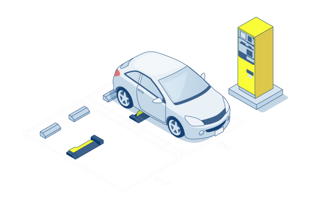 フラップ式／フラップレス駐車場