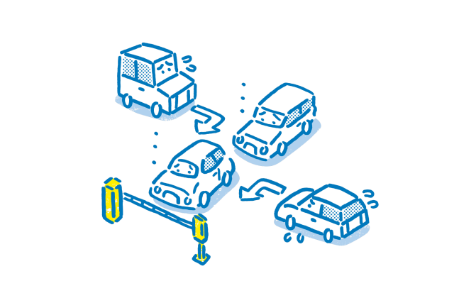 駐車場の混雑・渋滞