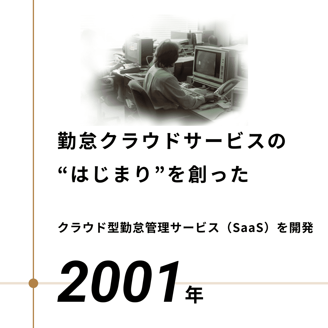 2001年 勤怠クラウドサービスの“はじまり”を創った クラウド型勤怠管理サービス（SaaS）を開発