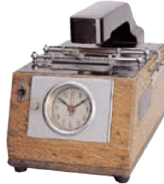 1931年（約90年前）国内初のタイムレコーダ